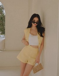 Classic Tweed Gingham Shorts