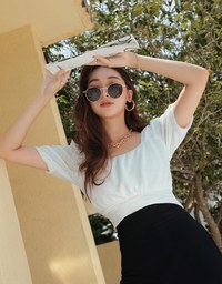 Stark Minimalism High Waisted Flare Pants