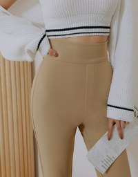 Stark Minimalism High Waisted Flare Pants
