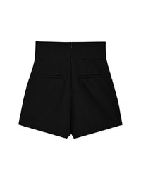 Stark Minimalism High Waisted Shorts