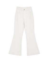 Slim Fit Long Leg Flare Pants
