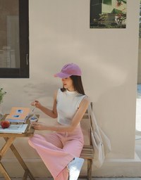 Slim Fit Long Leg Flare Pants
