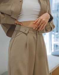 Trimmed Suit Trousers