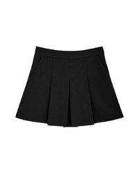 Wide Pleated Elasticated Skorts