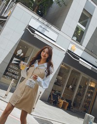 Thin Strap Button Down Mini Dress