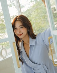 Elegant Side Button Shirt Mini Dress