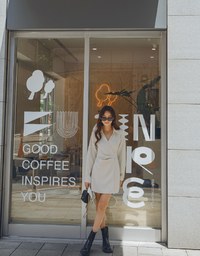 Elegant Side Button Shirt Mini Dress
