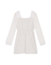 Classy Tweed Splice Mini Dress