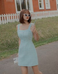 Classic Tweed Mini Tank Dress
