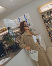 British Cropped Button-Down Blazer Jacket