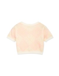 Minimalist Gingham Knit Top