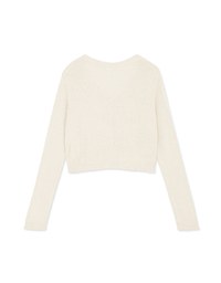 Gauze Buttoned Knit Top