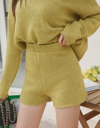 Soft Grunge Knit Shorts