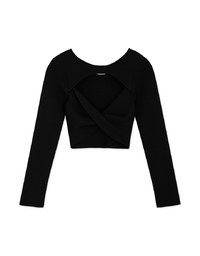 2Way Twist Knot Knit Short Top