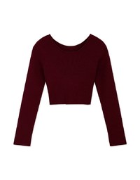 2Way Twist Knot Knit Short Top