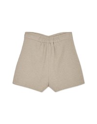 Plain Cotton One-Piece Drawstring Skorts