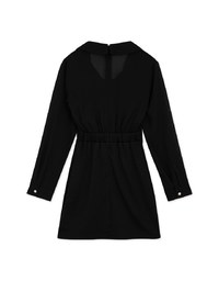 Beaded Collar Mini Dress (With Vest)