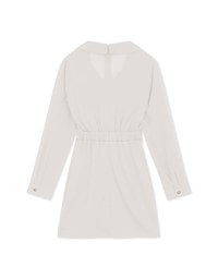 Beaded Collar Mini Dress (With Vest)