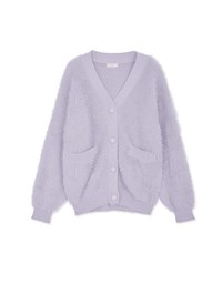 Fluffy Faux Fur Oversized Knit Jacket Cardigan