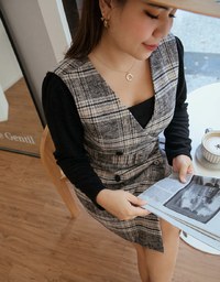 【Porima' Picks】U Neck Straight Grain Crop Fit Top