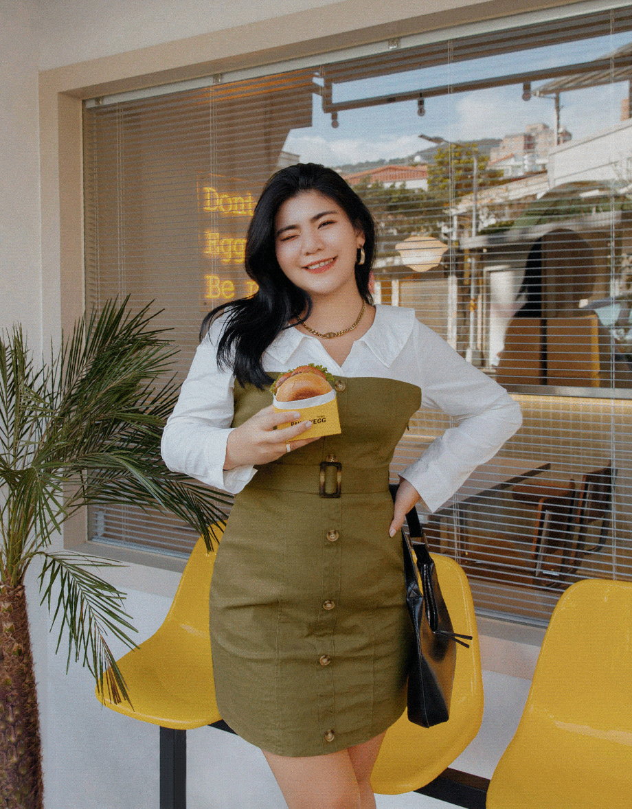 Button-Down Blouse Shirt s Mini Dress (With Belt)
