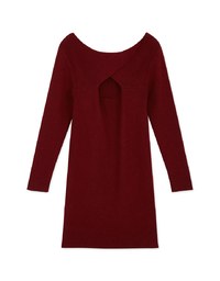 2-Way Hollowed Bodycon Knit Dress