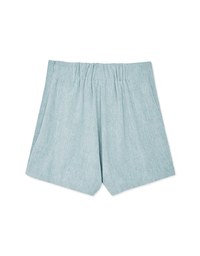 Textured Bias Button Skorts