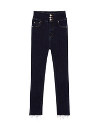 High Waisted Slim Fit Denim Jeans Pants