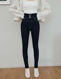 High Waisted Slim Fit Denim Jeans Pants