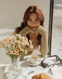 V Neck Slit Knit Maxi Dress
