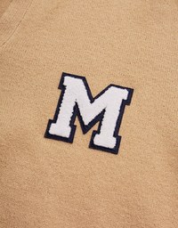 Preppy Lapel Collar Knit Top