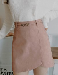 Single Strap Buttoned Knit Crop Top
