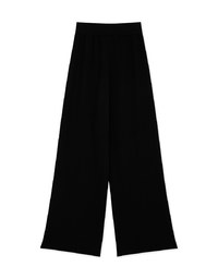 High Waisted Knit Knit Loose Pants