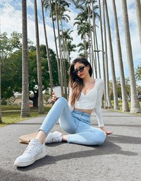 The Ultimate Push- Up Long-Sleeved Bra Top