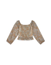 2Way Translucent Totem Crop Top