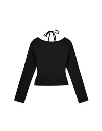 Halter Layered Knit Top