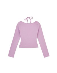 Halter Layered Knit Top