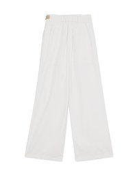 Side Gold Chain Wide Trousers