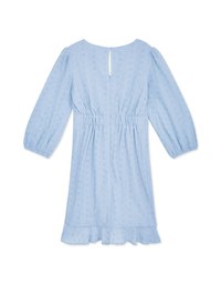 Wrinkled Lace Mini Dress