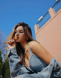 Cropped Oversized Denim Jeans Blazer Jacket