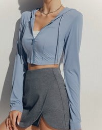 Anti-Uv Cooling Cropped Top Blazer Jacket 2.0