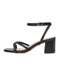 CrossDesignMid-Heel Sandals