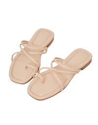 All-Match Soft Q-Line Slip-On Flat Sandals