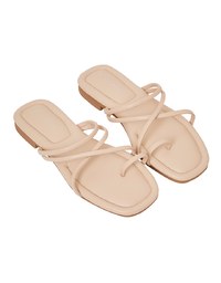 All-Match Soft Q-Line Slip-On Flat Sandals
