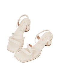 Staggered Elastic Back Sandals