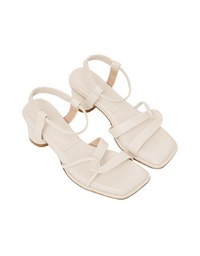 Staggered Elastic Back Sandals