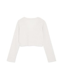 Pastel Color Correction Knit Cardigan Top