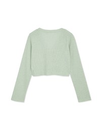 Pastel Color Correction Knit Cardigan Top