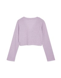 Pastel Color Correction Knit Cardigan Top