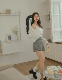 Button Up Two Piece Crop Blouse Shirt (With Padding)